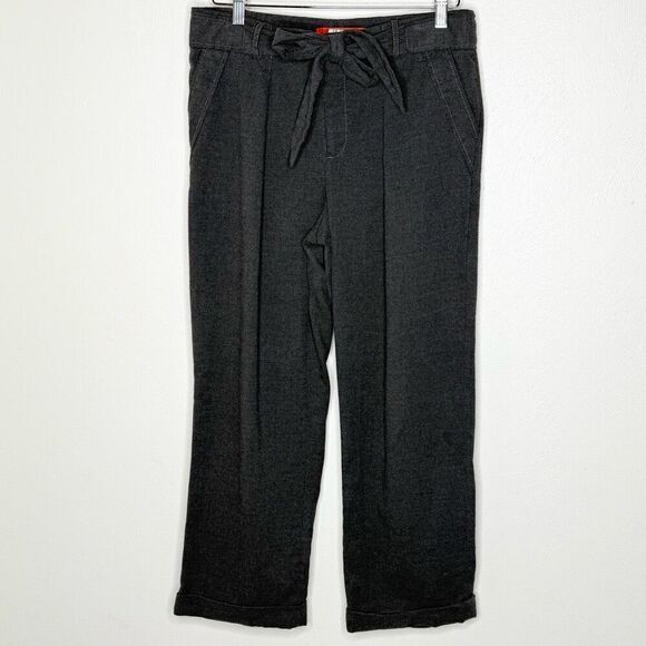 Anthropologie Cartonnier Gray Flannel Ankle Trousers - Women’s US 8 - Picture 1 of 11